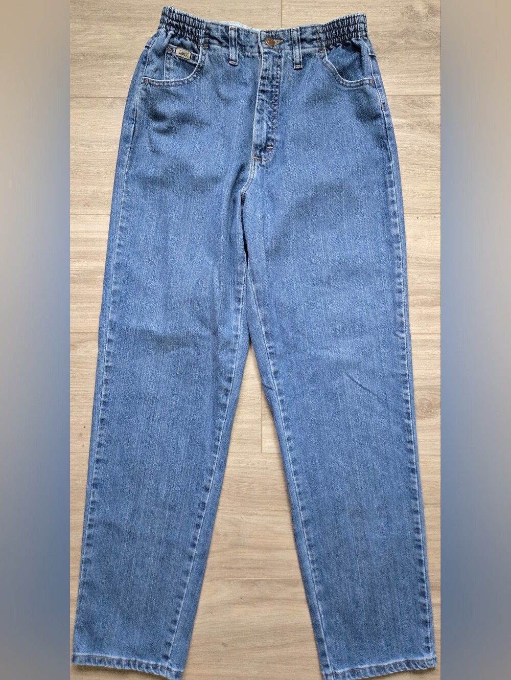 Vintage 90s Lee Side Elastic High Waisted Jeans